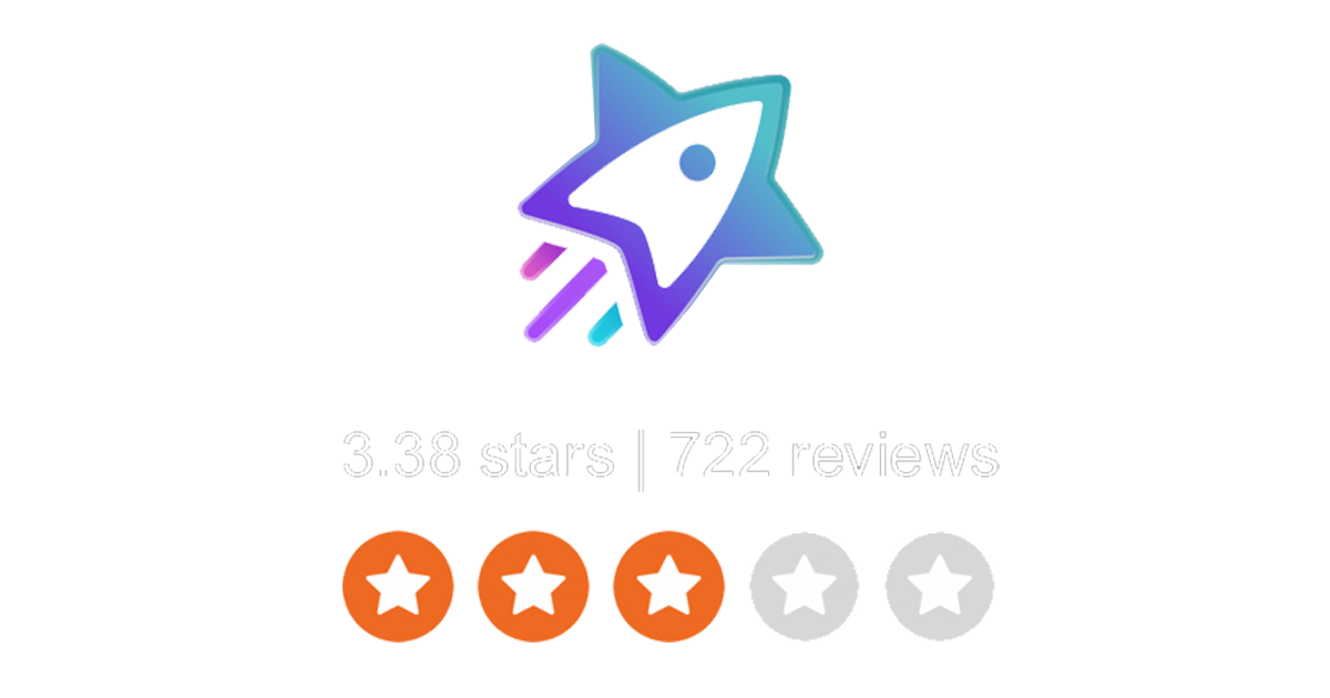 3.38 stars, 722 reviews